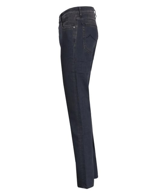 Jacob Cohen Blue Cotton Jeans for men