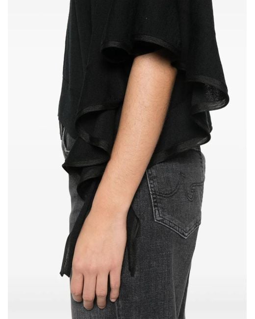 Dorothee Schumacher Black Ruffle-Detail Top