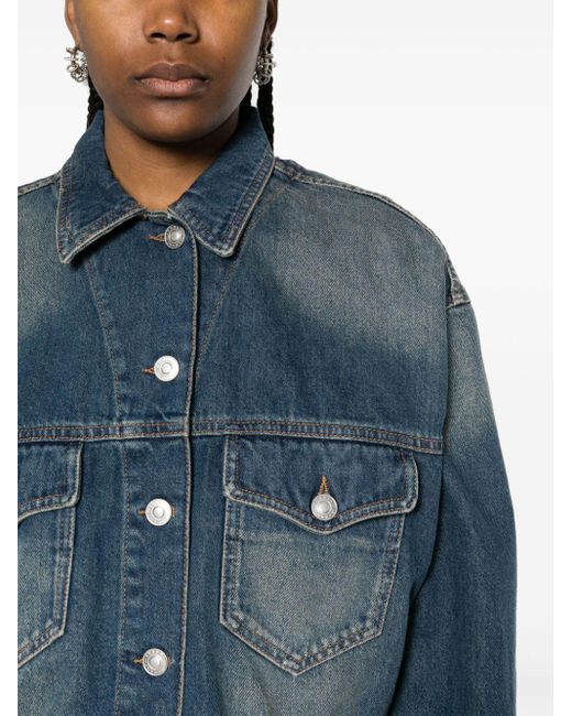 Isabel Marant Denim Jack in het Blue