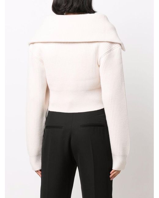 Maglione a costeJacquemus in Lana di colore Bianco - 14% di sconto | Lyst