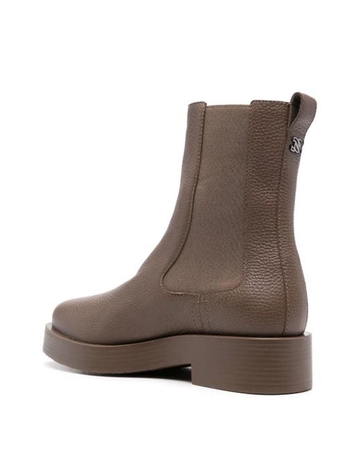 Casadei Brown Status Beatles Boots Shoes