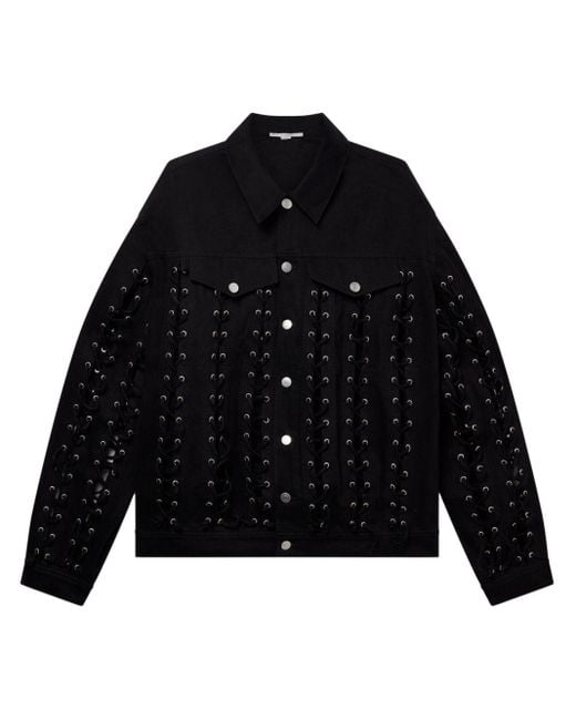 Stella McCartney Black Lacing Shirt Jacket