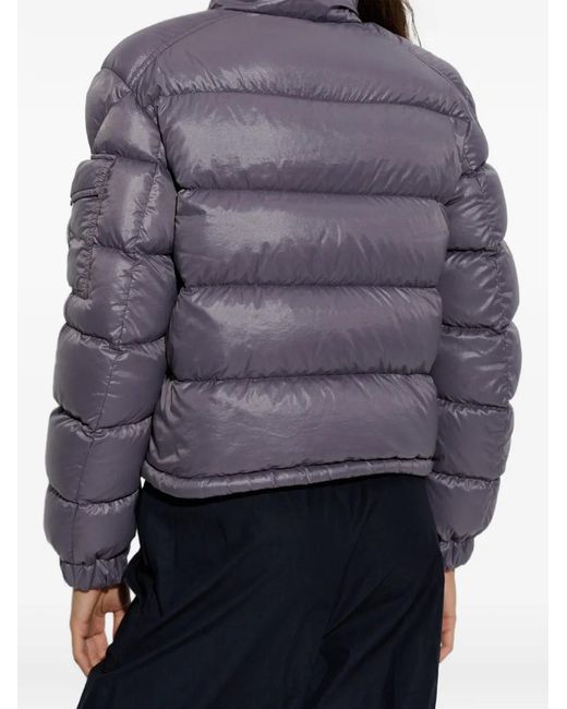 Moncler Purple Aveto Quilted Puffer Jacket