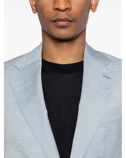 Blazer Aida Con Dos Botones Caruso de hombre de color Blue