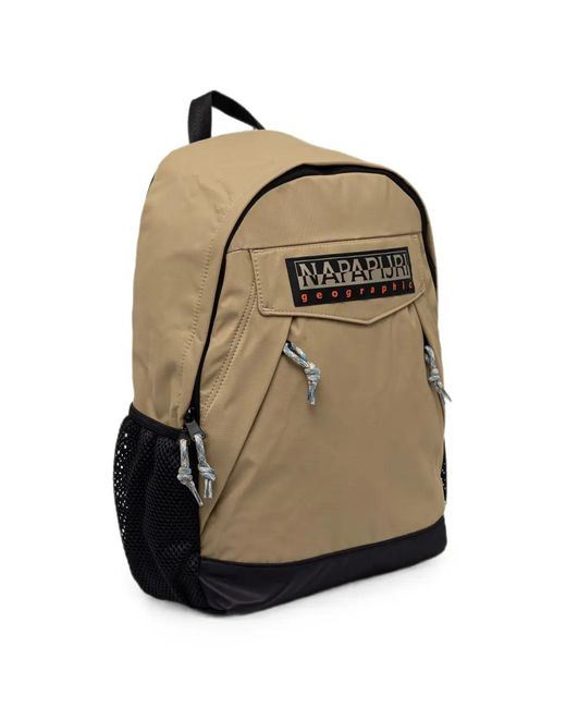 Napapijri Natural Zip-Pocket Backpack