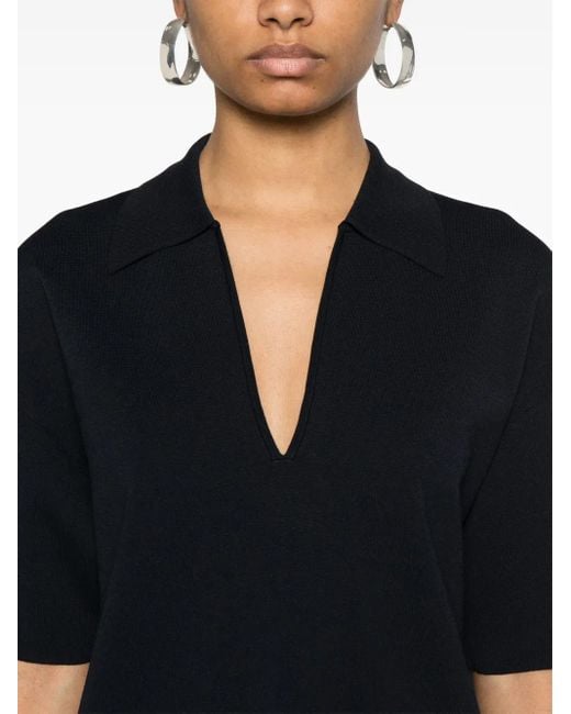 P.A.R.O.S.H. Black Roma T-Shirt Dress