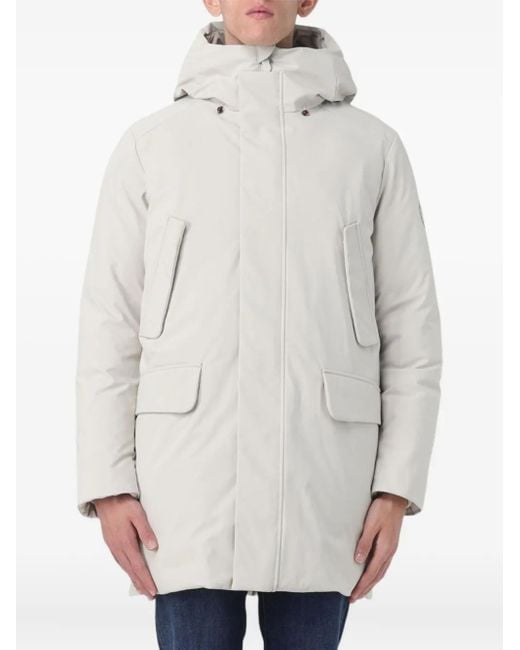 Save The Duck Gray Wilson Hooded Coat for men