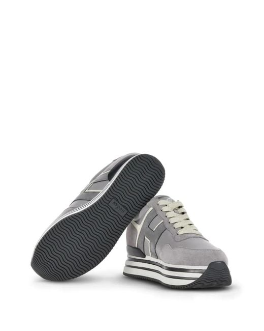Hogan H483 プラットフォーム スニーカー Gray