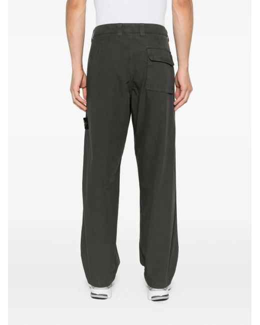 Stone Island Gray Pant Loose for men