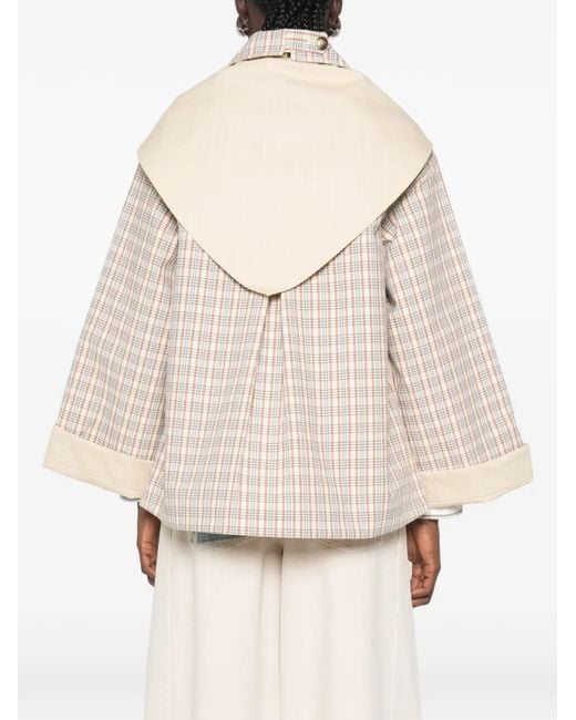 Damson Madder Natural Jerry Reversible Checked Jacket