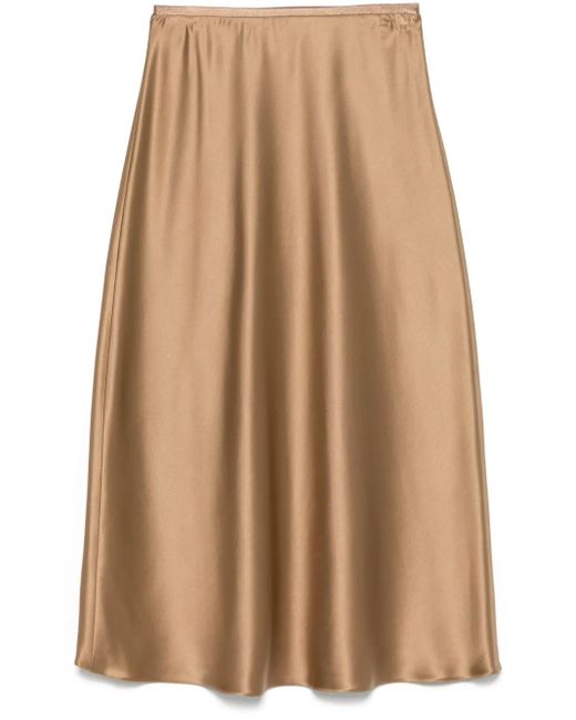 Max Mara Natural Carnet Midi Skirt