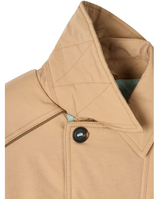 Paul Smith Natural Button Quilted Jacket
