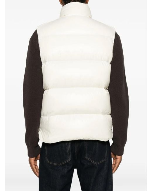 Chaleco Belice Acolchado Moncler de hombre de color White