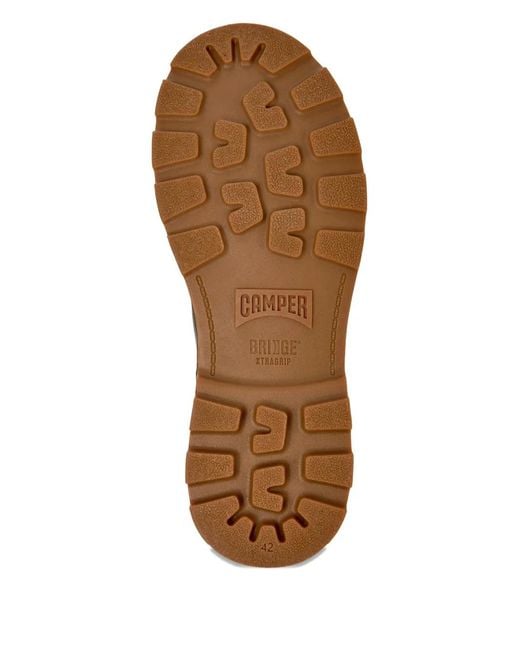 Camper Black Brutus Lace-Up Leather Boots for men