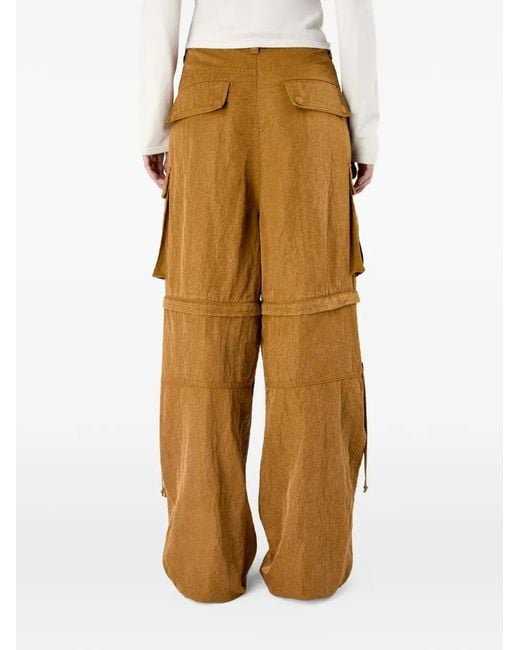 CAMPERLAB White Cargo-Pockets Trousers