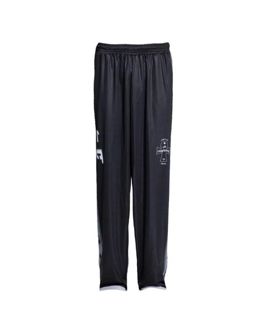PROTOTYPES Blue Logo-Print Track Pants
