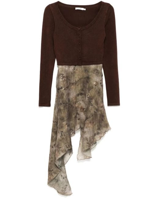 B+ AB Brown Two-Piece Dress