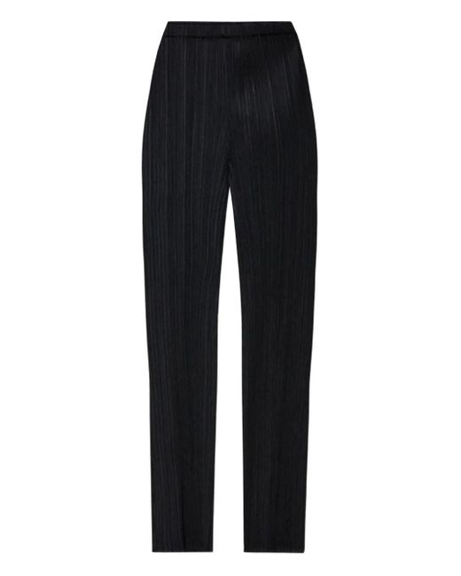 Pleats Please Issey Miyake Black Pleated Trousers