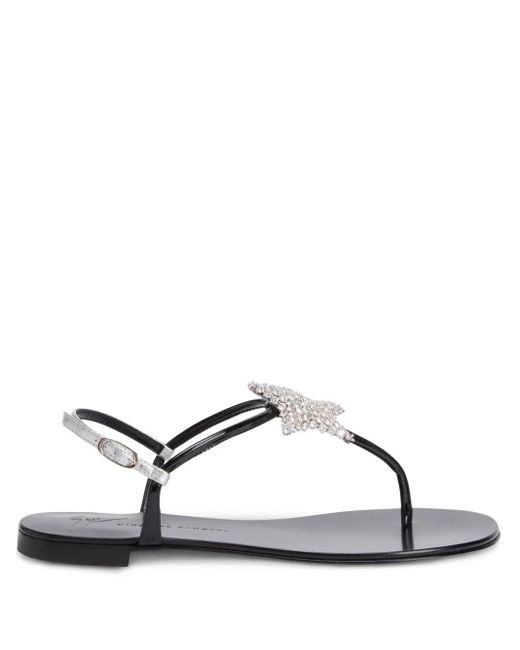 Giuseppe Zanotti Hollie Star サンダル Black