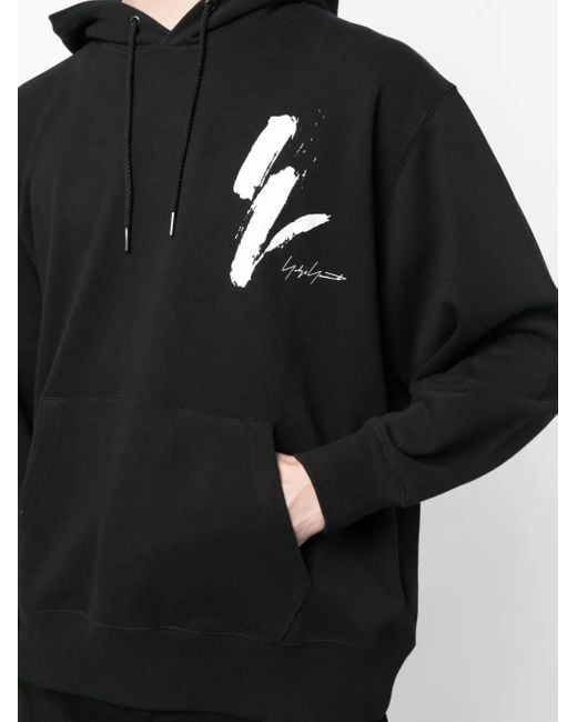 Yohji Yamamoto X New Era Hoodie Met Logoprint in het Black voor heren