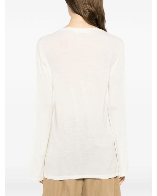Care By Me White Flow Blouse