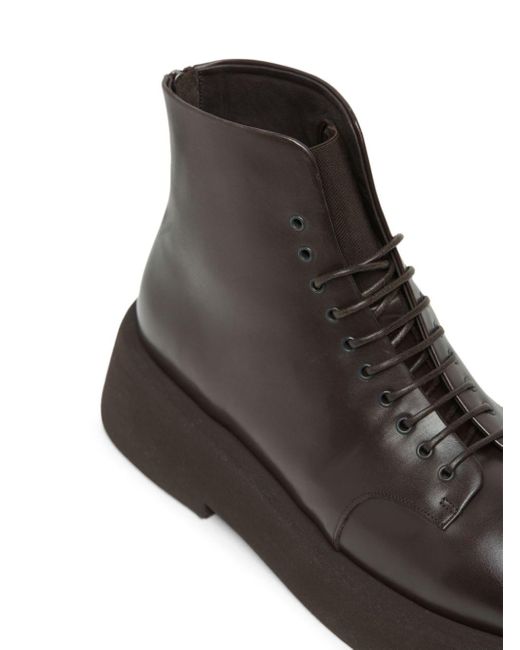 Marsèll Brown Gommellone Leather Boots for men