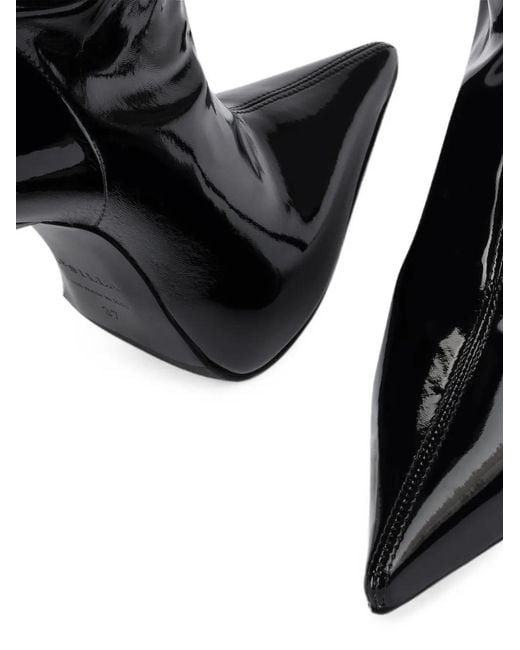 Le Silla Black Bella Pointed-Toe Ankle Boots