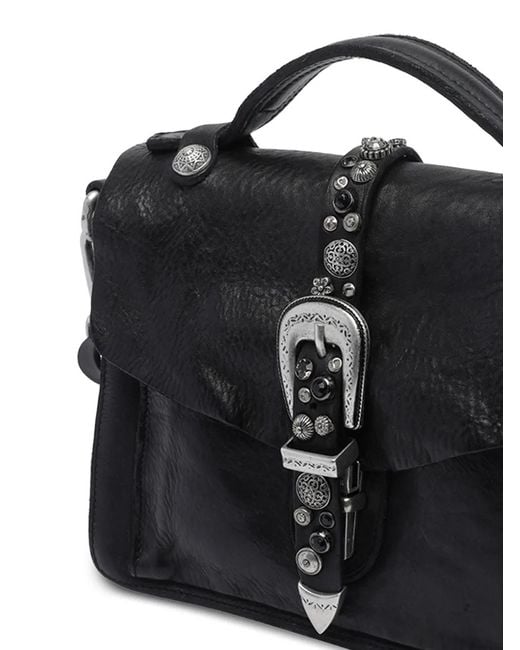 Campomaggi Black Porzia Stud-Embellished Tote Bag