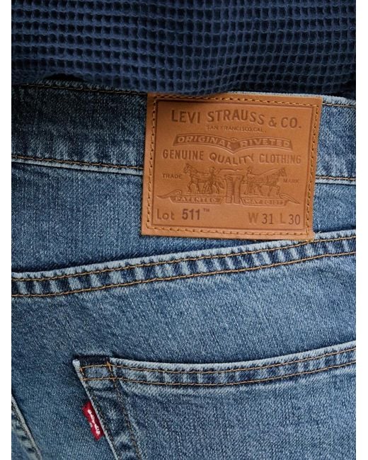 Levi's Blue 511 Pocket Jeans for men