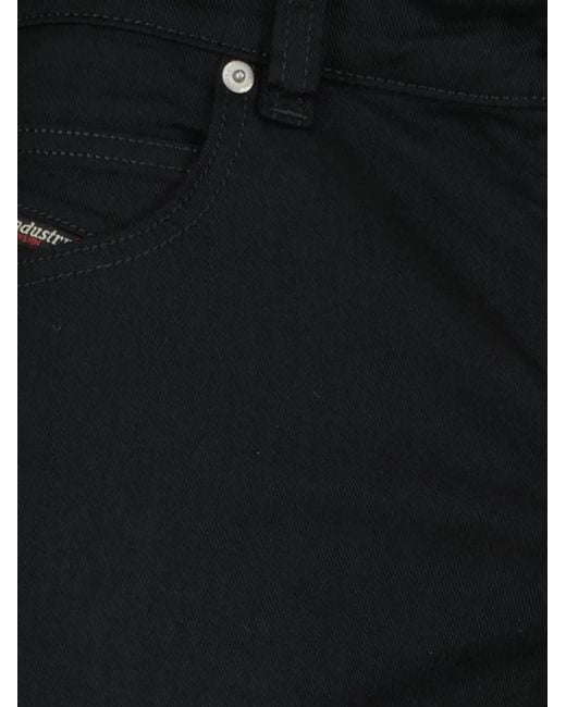 DIESEL Black D-Vyl 1993 Straight Jeans for men