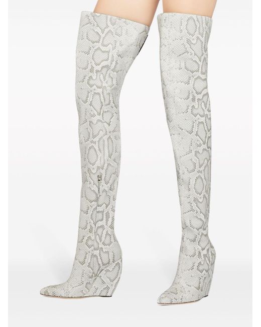 Stivali Ginnyfer al ginocchio di Giuseppe Zanotti in White