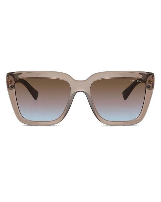 Vogue Eyewear Brown Square-Frame Sunglasses