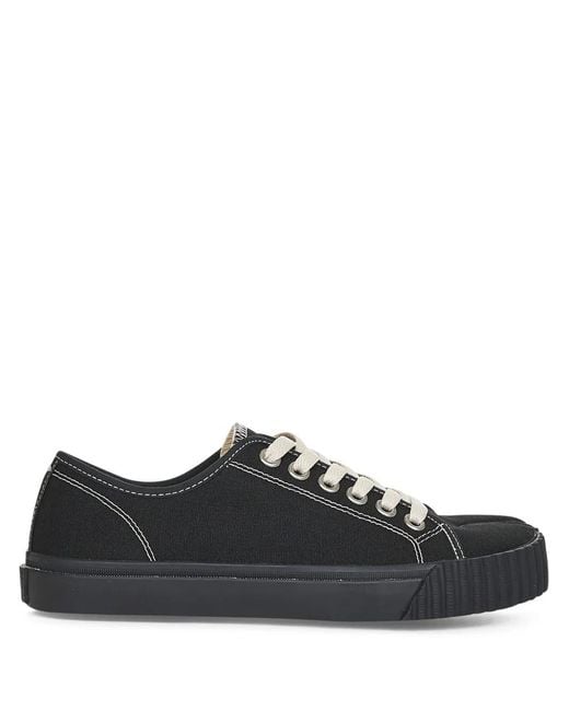 Maison Margiela Black Tabi Low-Top Sneakers