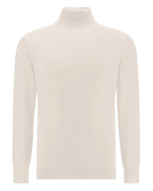 メンズ Boggi タートルネック セーター White