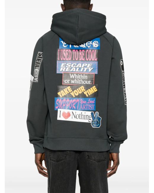 Etudes Studio Black Stickers Hoodie