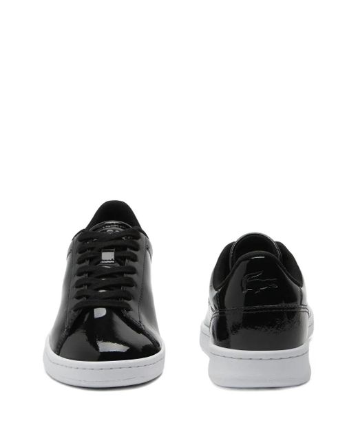 Lacoste Black Patent Leather Sneakers