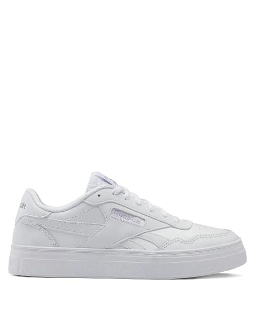 Reebok White Court Advance Bold Plateau-Sneakers