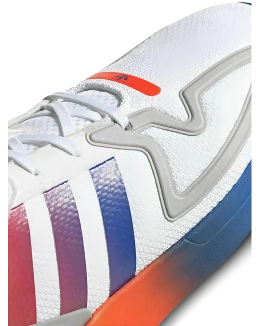 Adidas White Zx 2K Flux Sneakers
