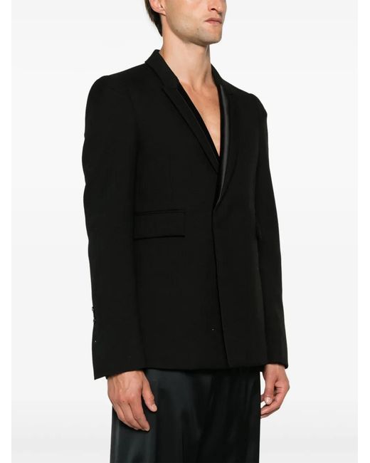 SAPIO Black Wool Blazer