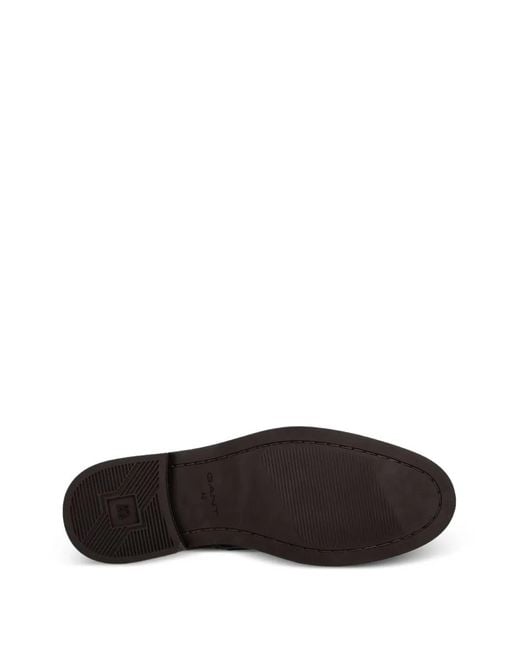 Gant Black Tassel Suede Loafers for men