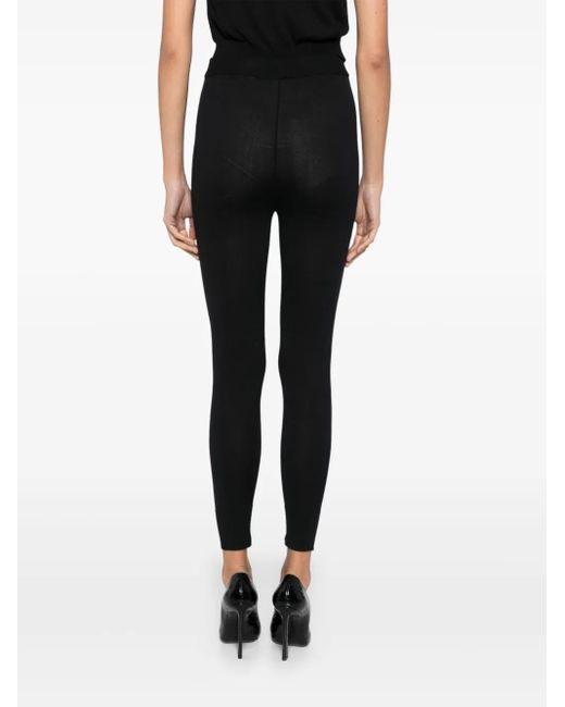 Cynthia Rowley Black Knitted Jogger Pants