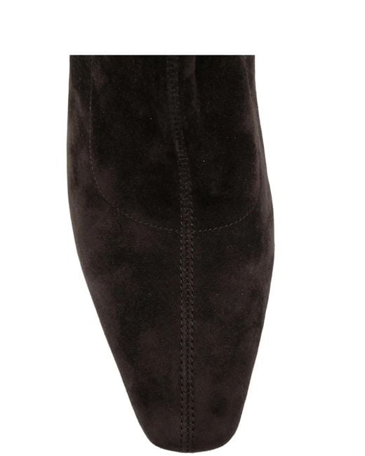 Linda Baumann Black Zip Ankle Boots