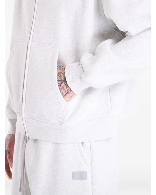Vans White Zip-Up Hoodie for men