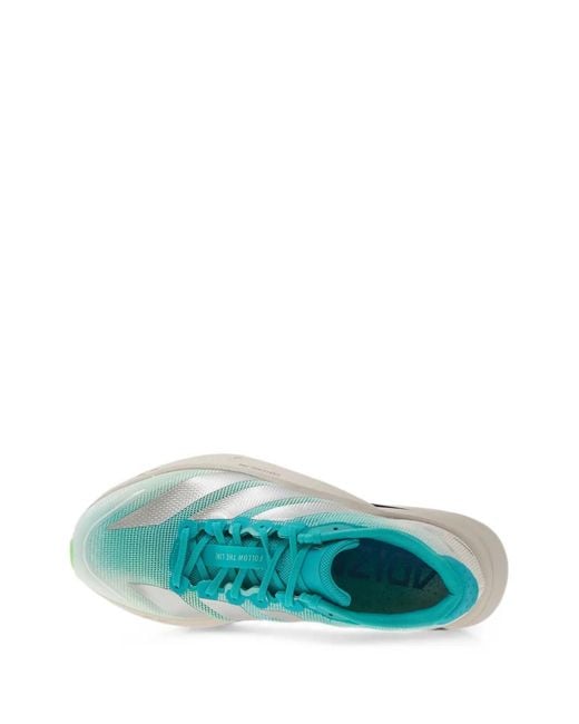 Adidas Blue Adizero Boston 13 Running Shoes