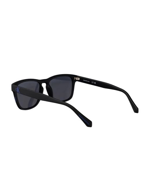Calvin Klein Blue Square-Frame Sunglasses for men