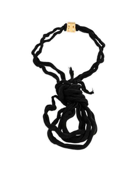 Balenciaga Black Nano Ribbon Bb Chocker