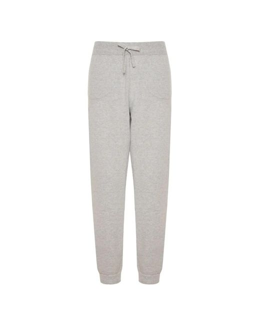 Barba Napoli Gray Drawstring-Fastening Track Pants