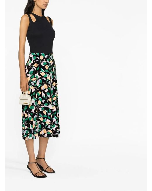 LaDoubleJ Green Kenny Midi Skirt