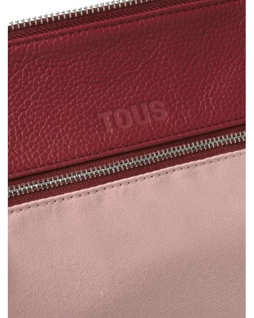 Tous Red Tote Bag mit Schnalle