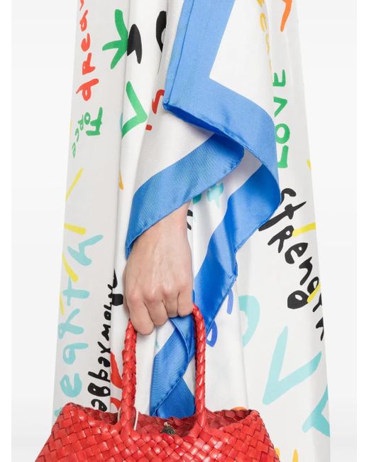 Rianna + Nina Gray Printed Maxi Dress